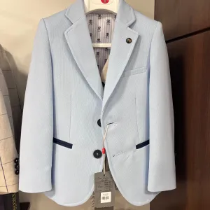 One Varone Boys Pale Blue Blazer