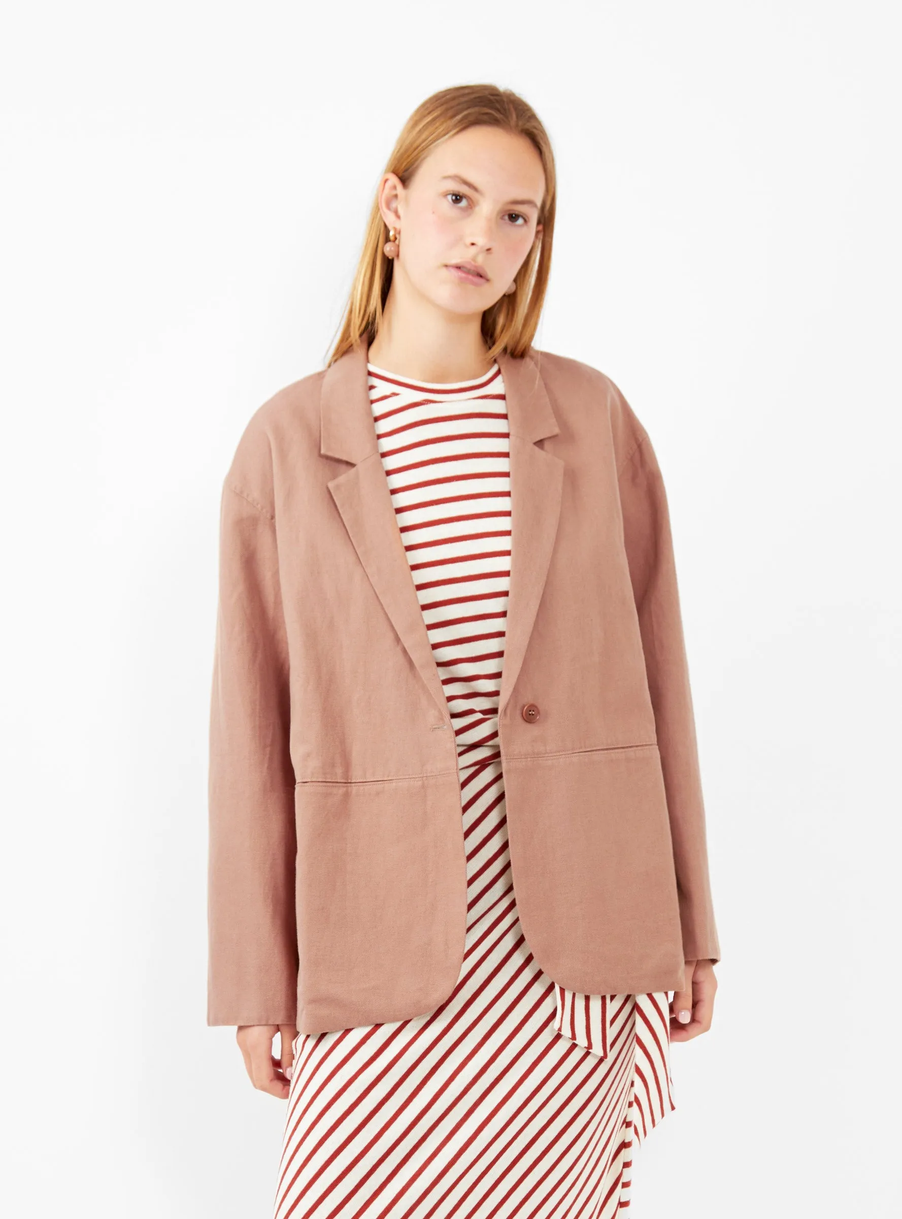 Oversized Blazer Dusty Pink