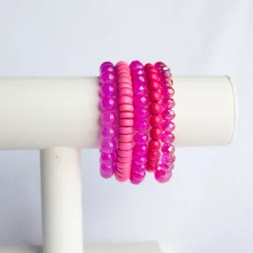 Pink Overload Bracelet Stack