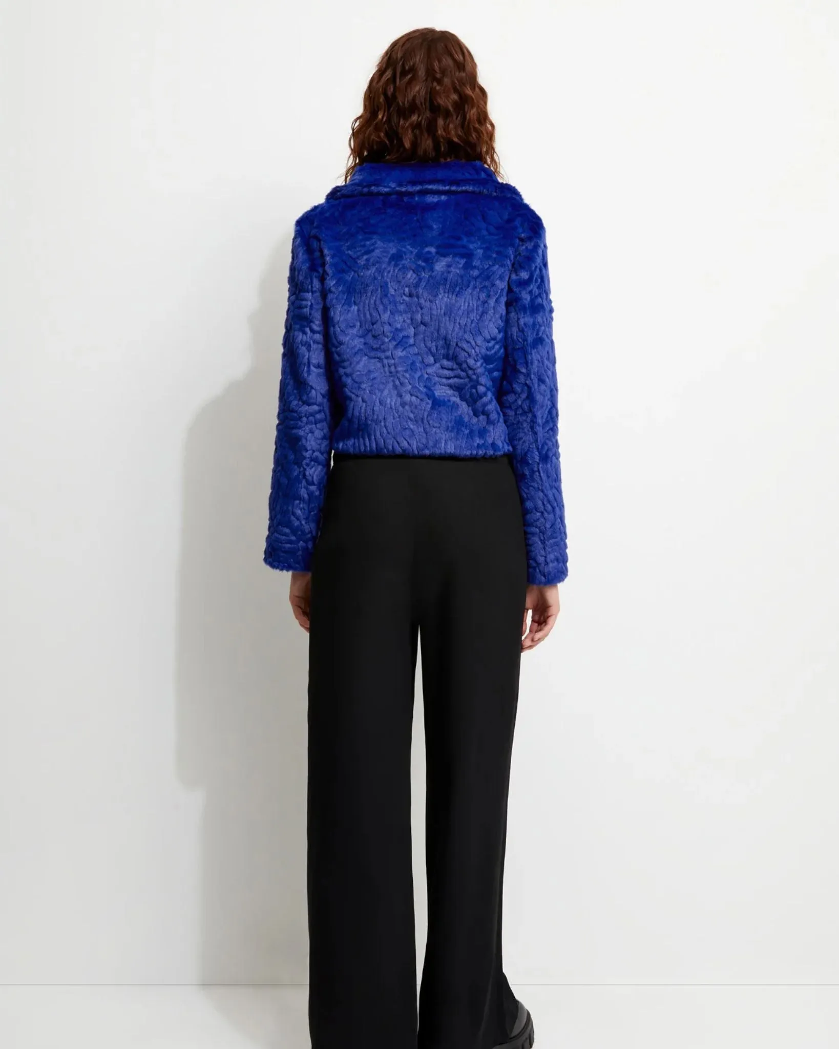 Polaris Cropped Jacket | Electric Blue