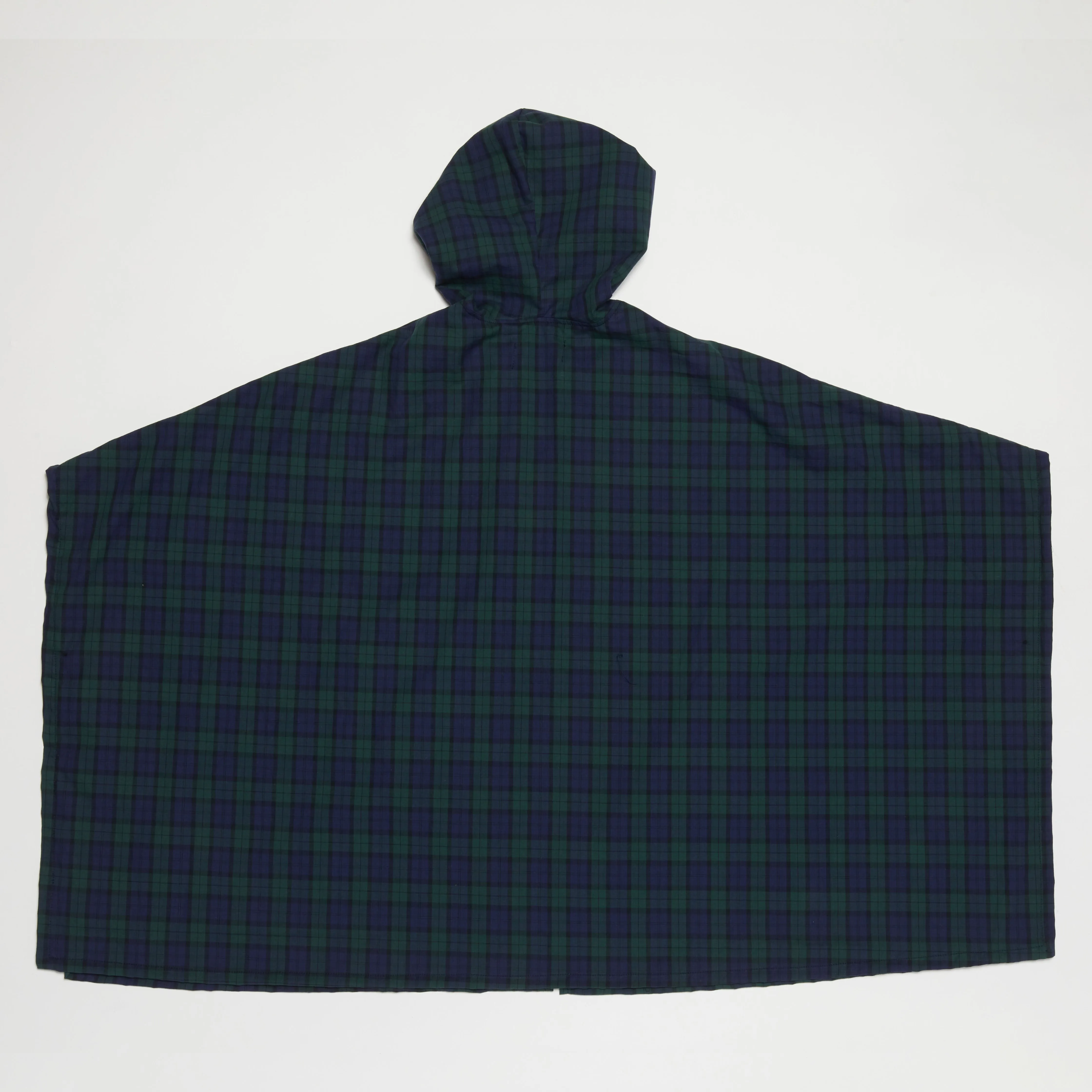 Poncho (Green x Navy)