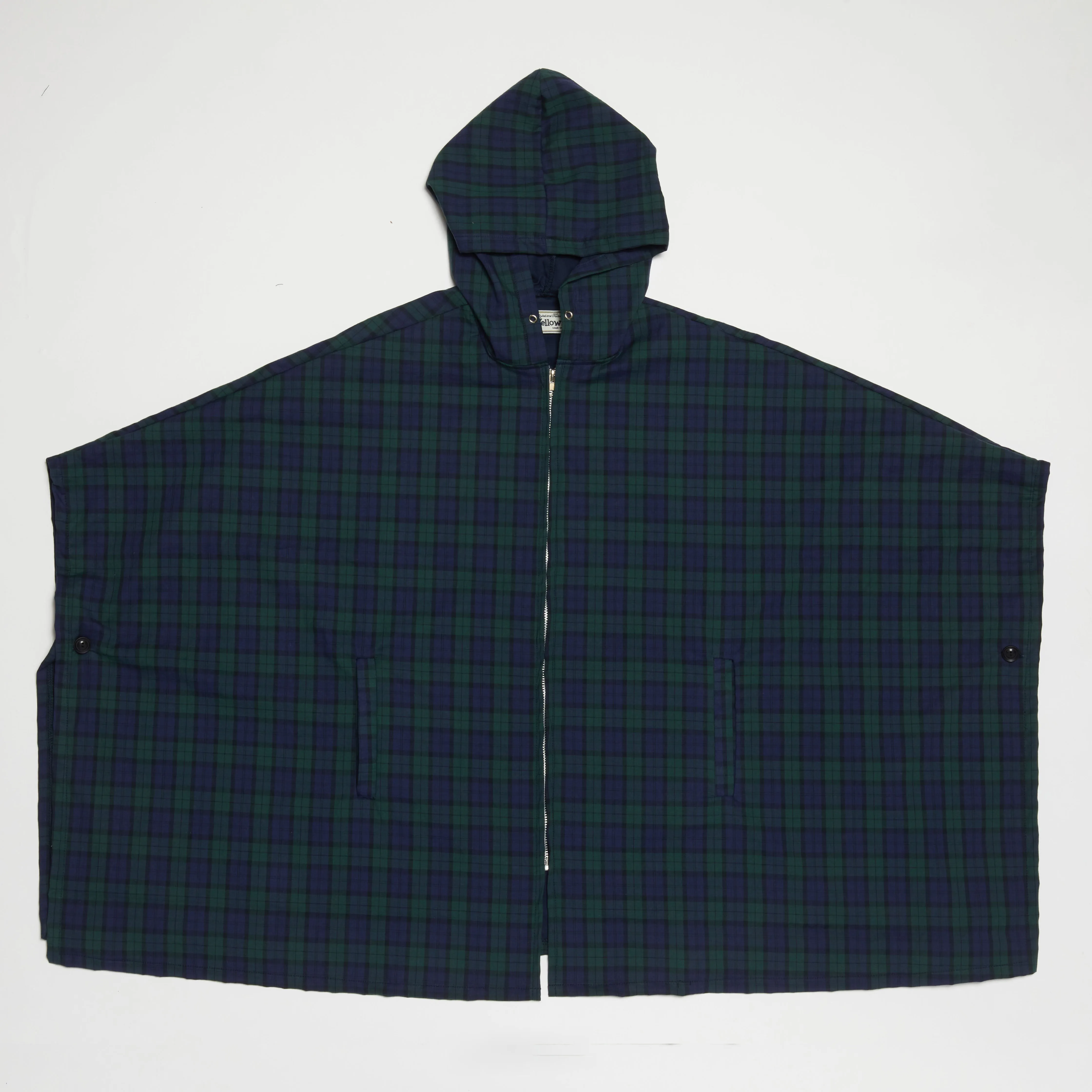 Poncho (Green x Navy)