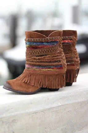 Poncho Tan Booties