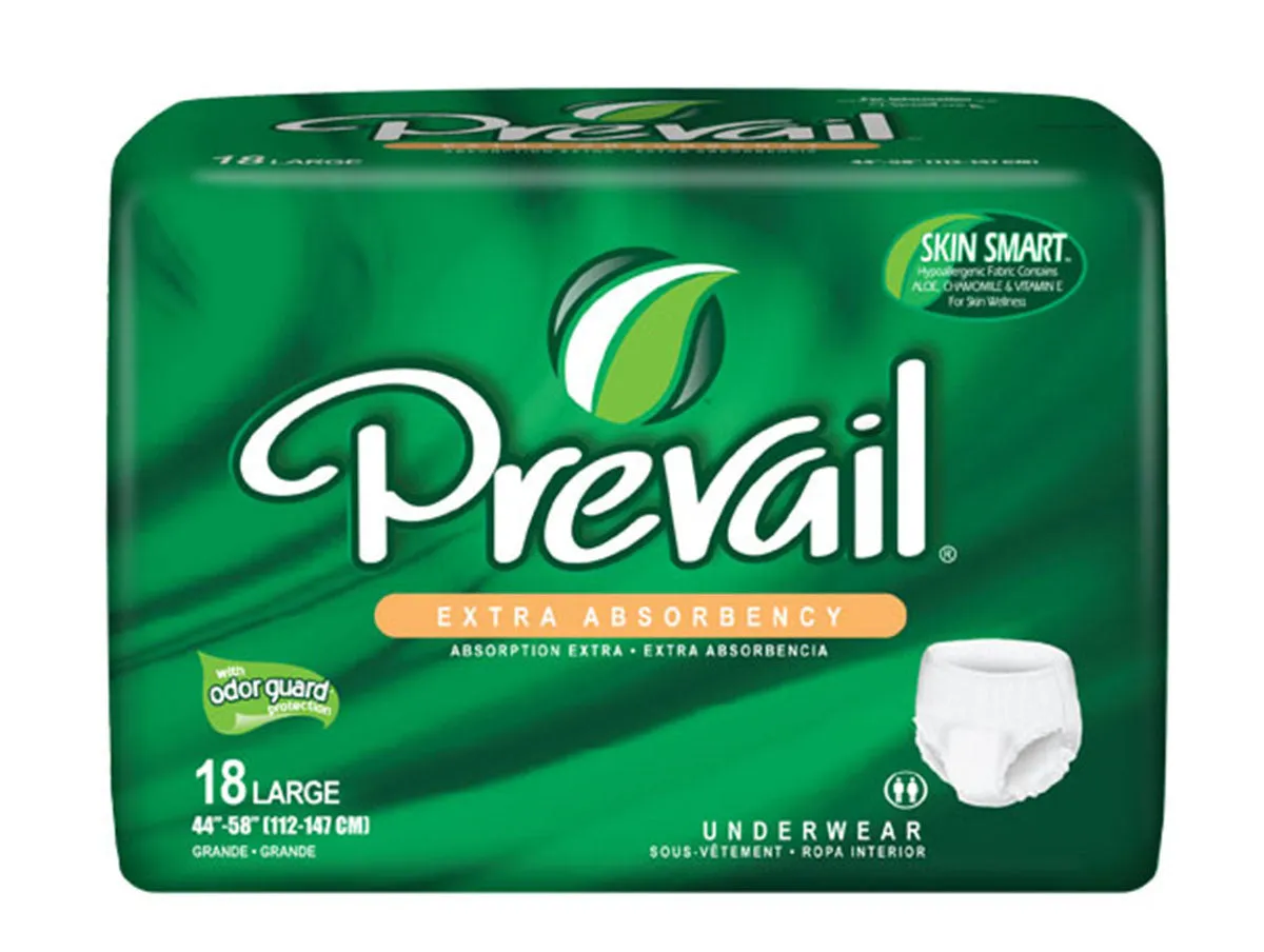 Prevail Protective Underwear - Extra and Super Plus Absorbency