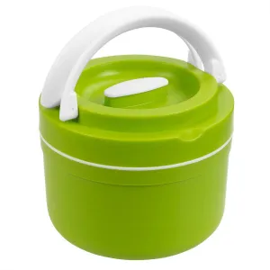 Prime, Green Plastic Lunch Container | 84.5 oz | Stainless Steel Insulation