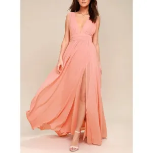 Prom Queen Dress - Peach