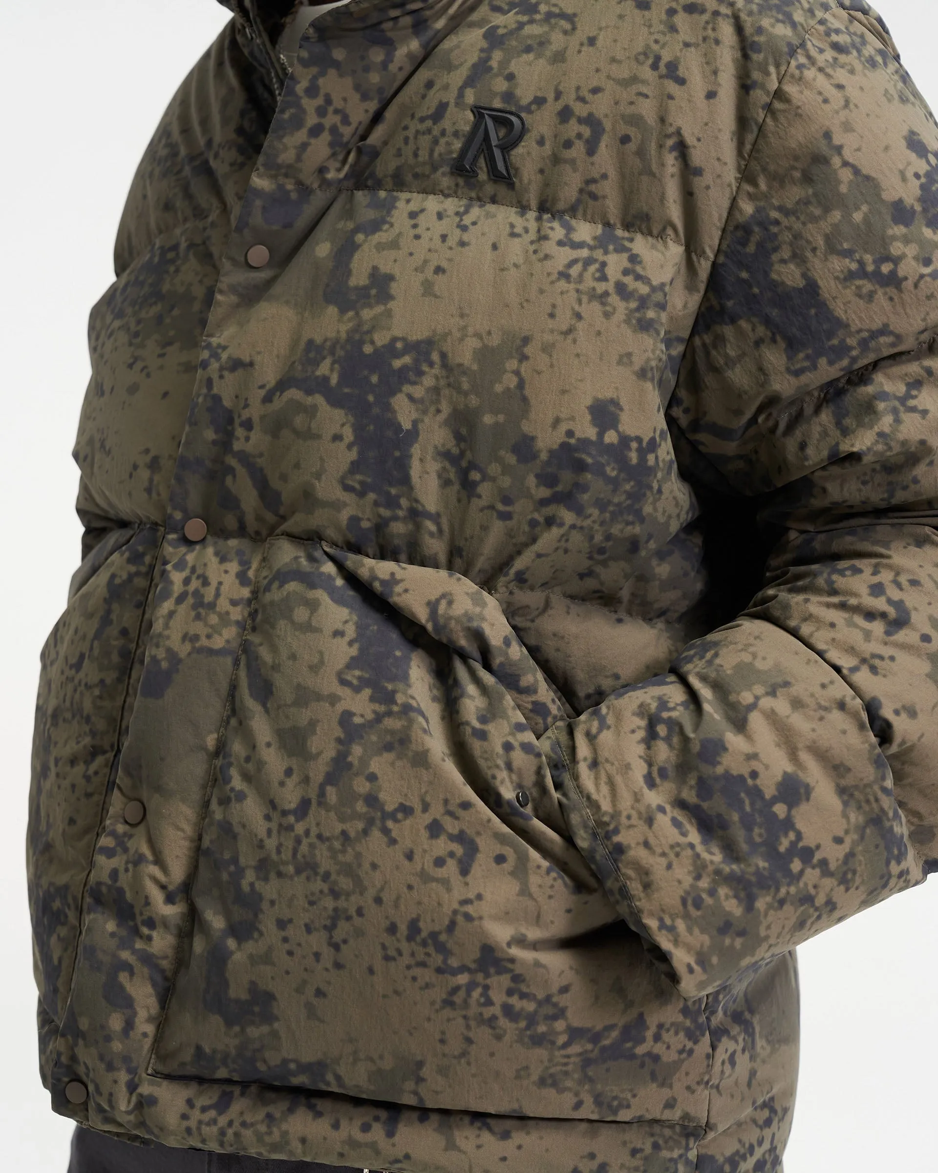 Puffer Jacket - Camo