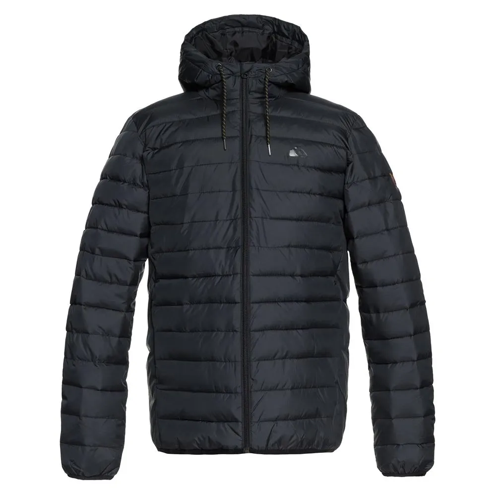 Quiksilver Scaly Water-Resistant Puffer Jacket - Dark Grey Heather