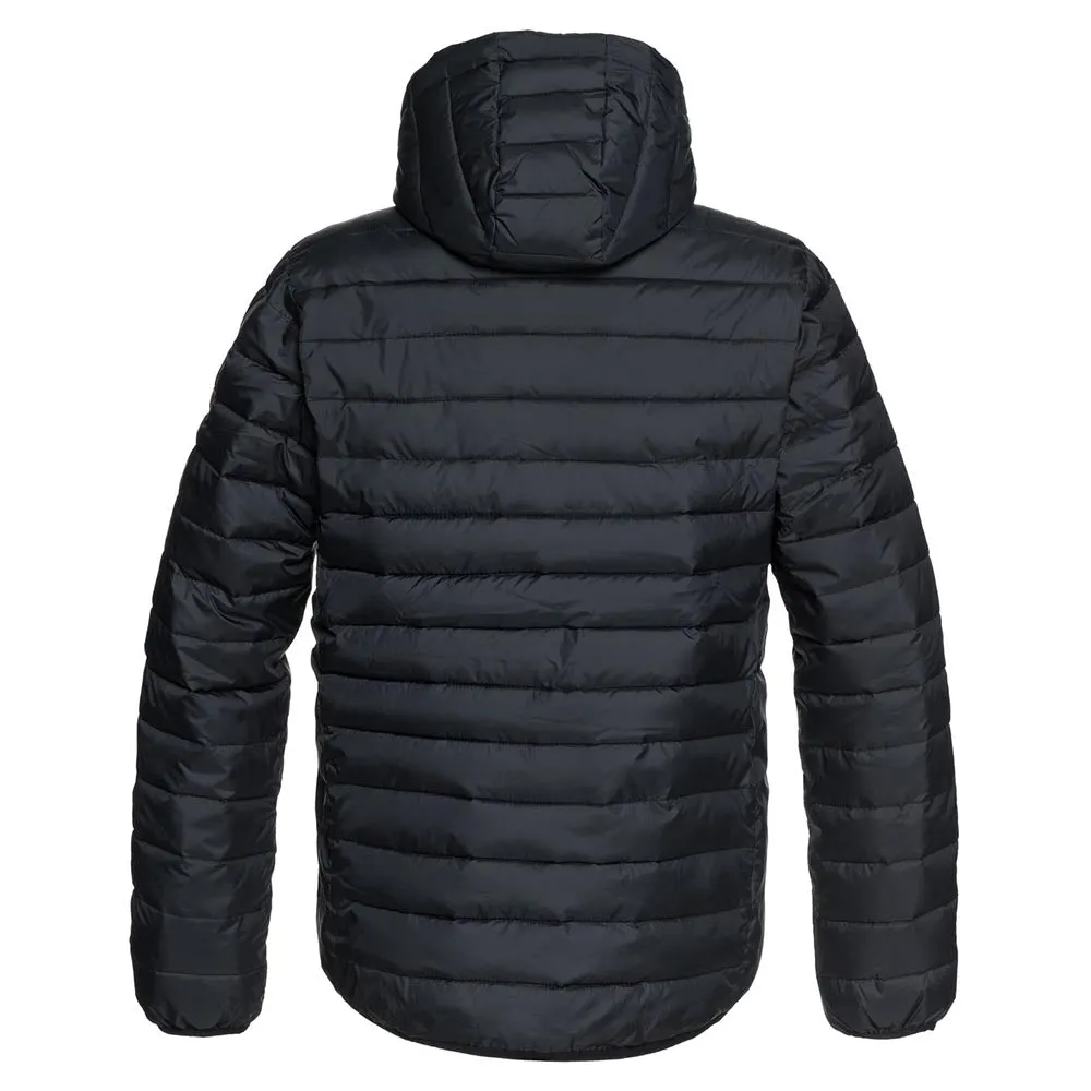 Quiksilver Scaly Water-Resistant Puffer Jacket - Dark Grey Heather