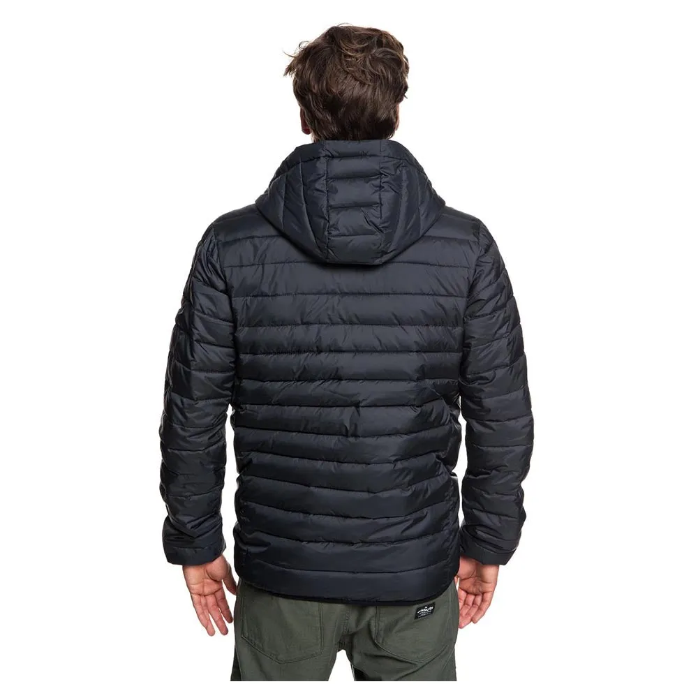 Quiksilver Scaly Water-Resistant Puffer Jacket - Dark Grey Heather