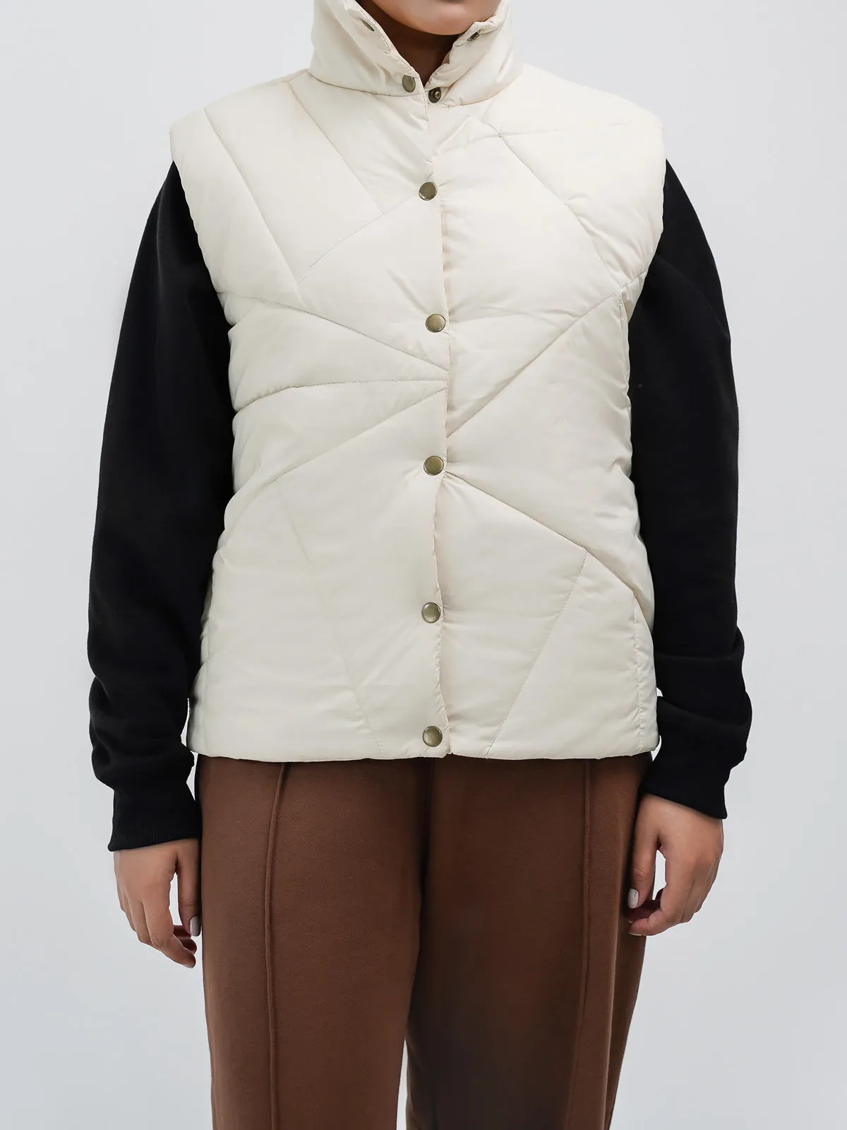 "MEURIG" Stylish Polyester Puffer Jacket