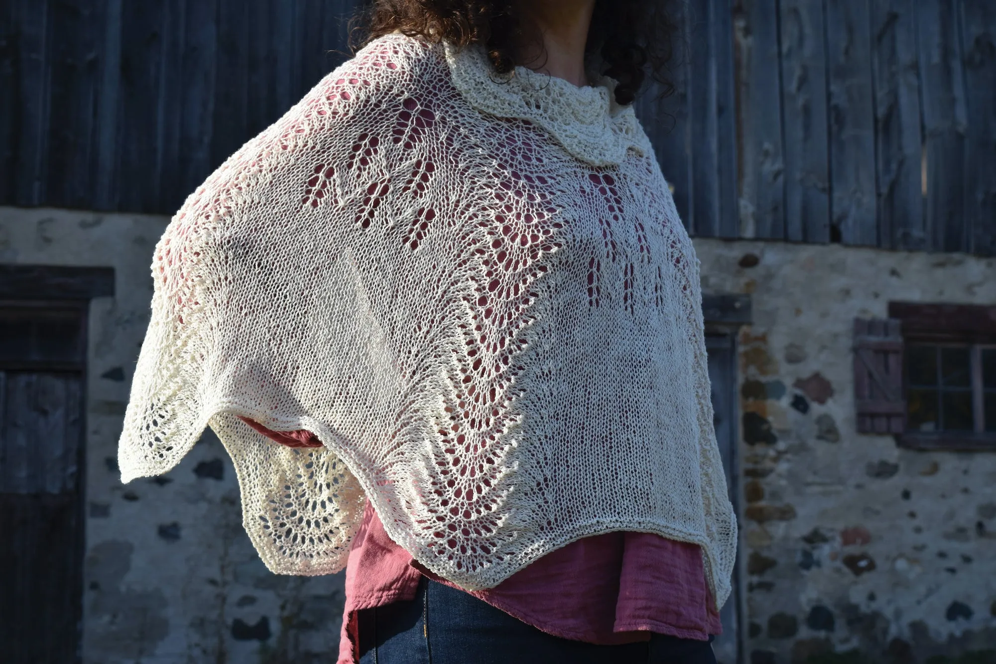 Rasa's Shoulder Cape - Knitting Pattern PDF Download