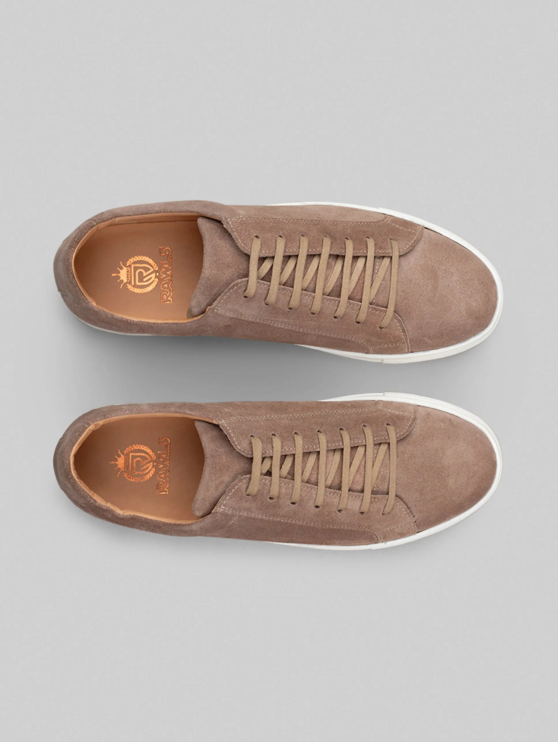 Rawls Men Brown Suede Sneakers