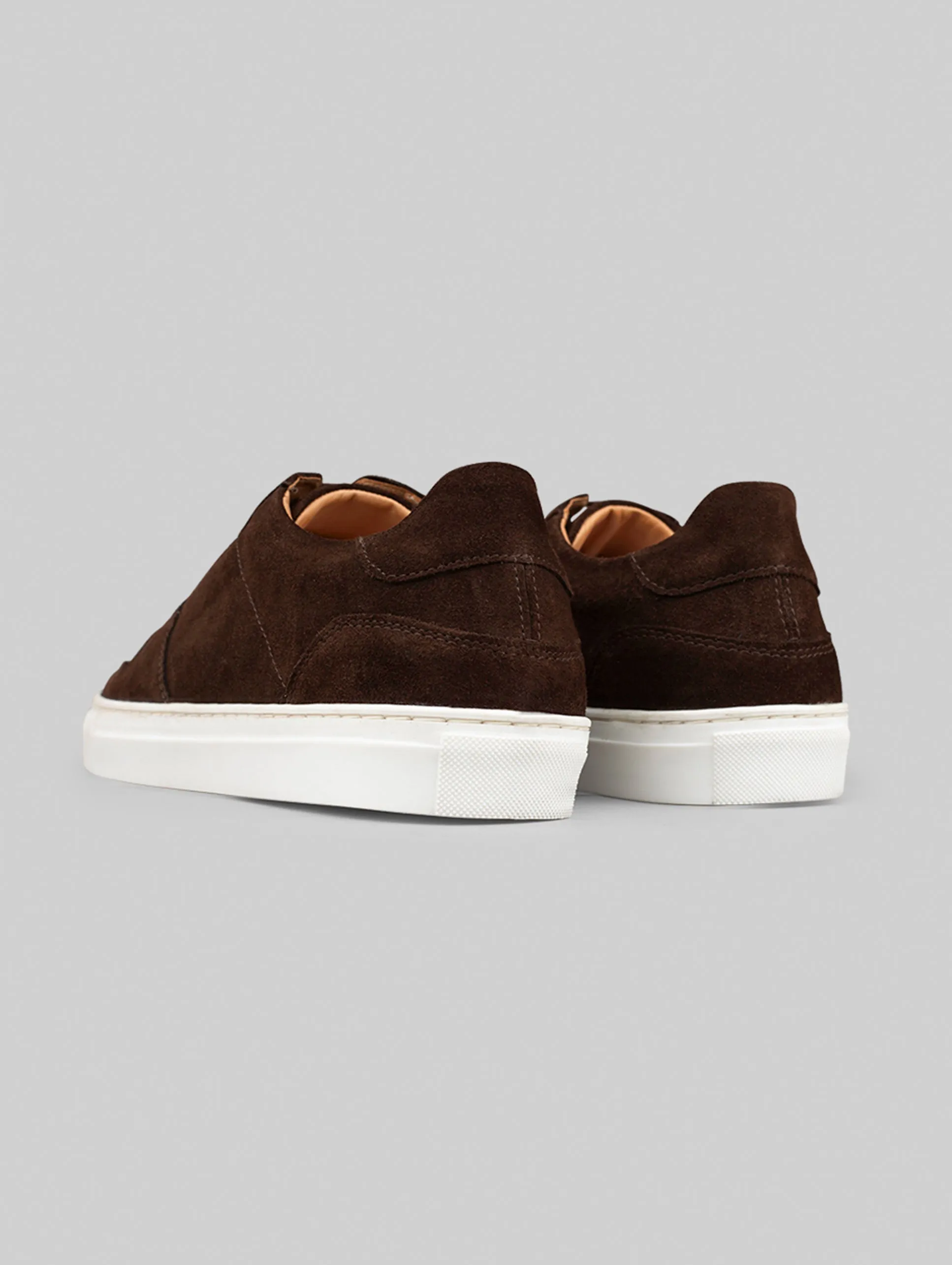 Rawls Men Dark Brown Suede Sneakers