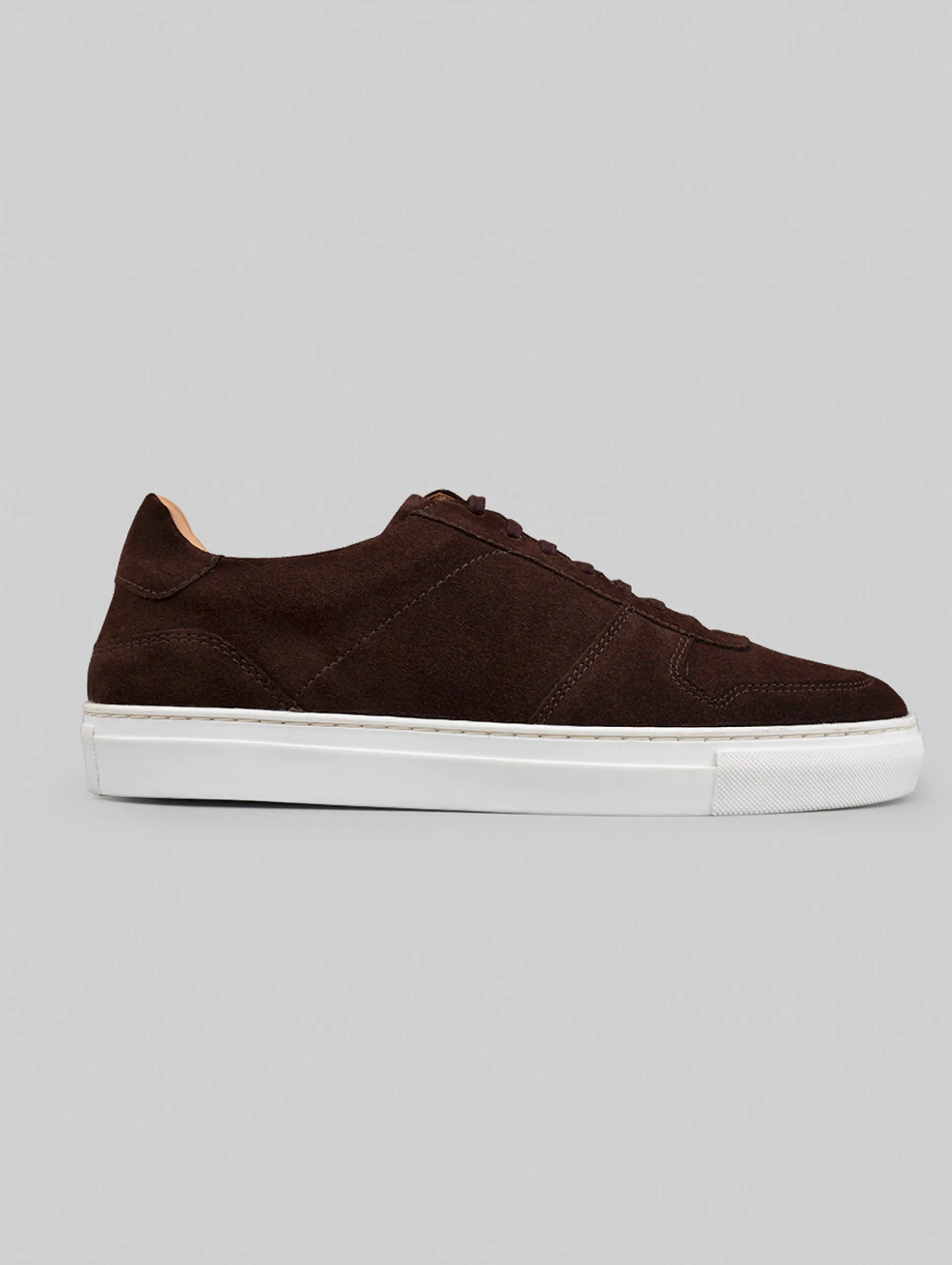 Rawls Men Dark Brown Suede Sneakers