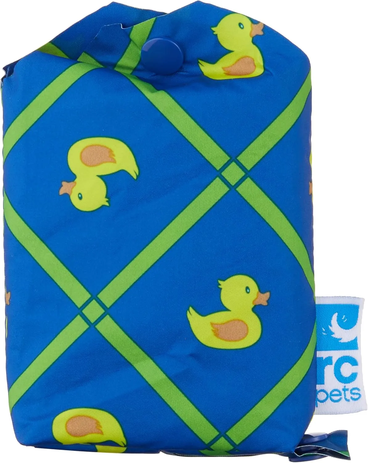 RC Pet Products Packable Dog Rain Poncho Rubber Ducky Large