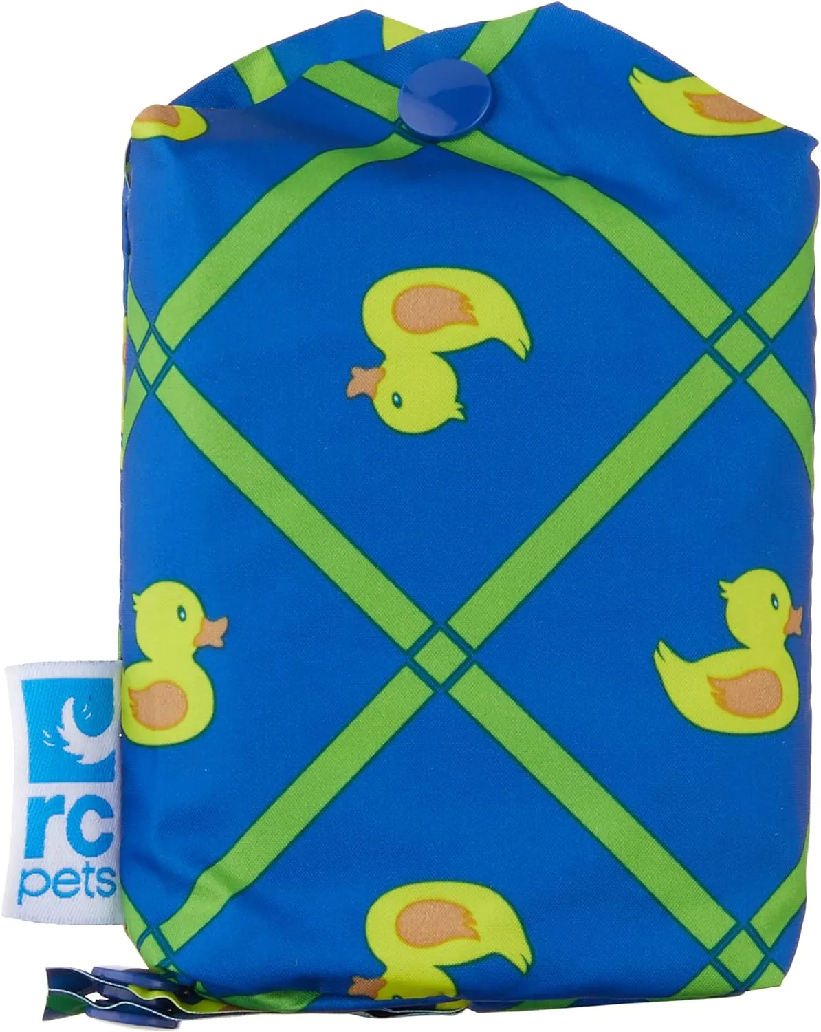 RC Pet Products Packable Dog Rain Poncho Rubber Ducky Large