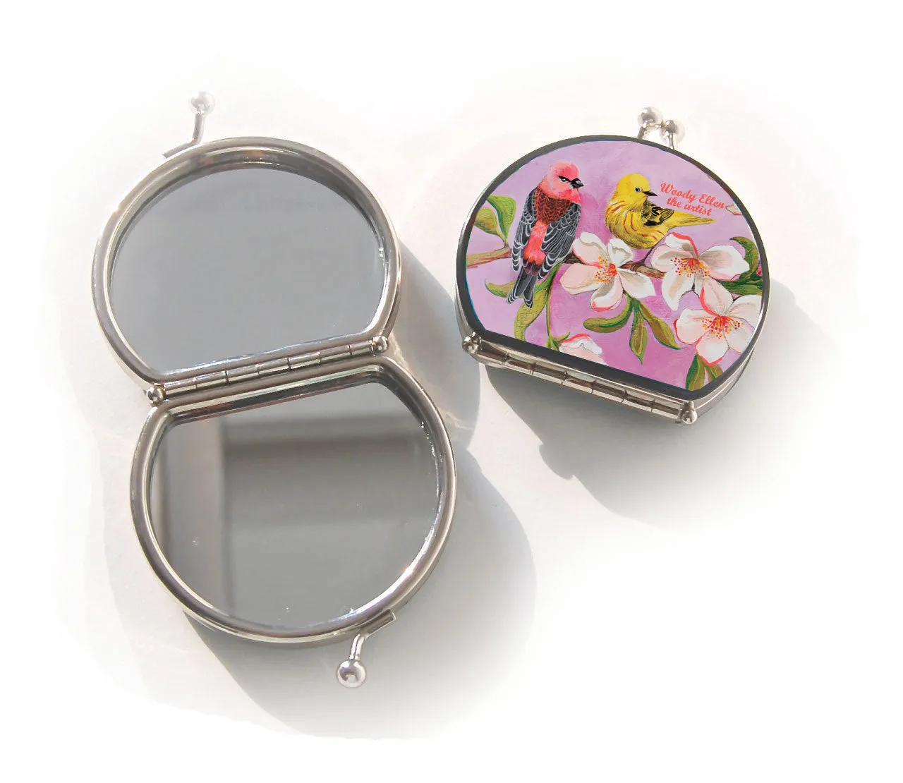 Retro compact mirror, Bloom