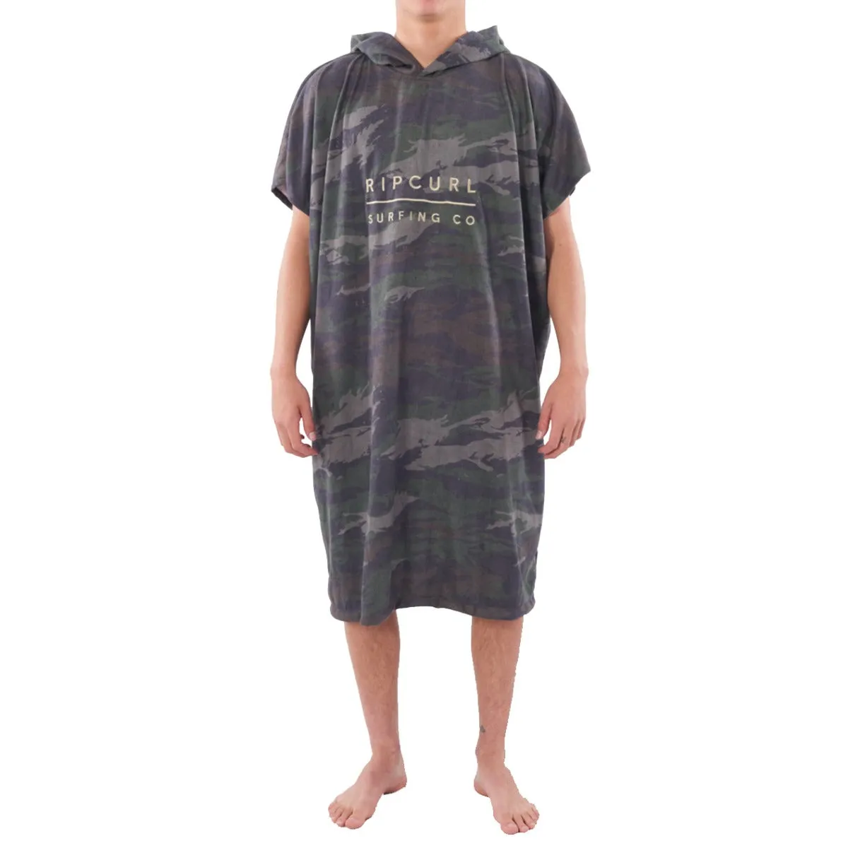 Rip Curl Mix Up Hooded Towel Changing Poncho - Green