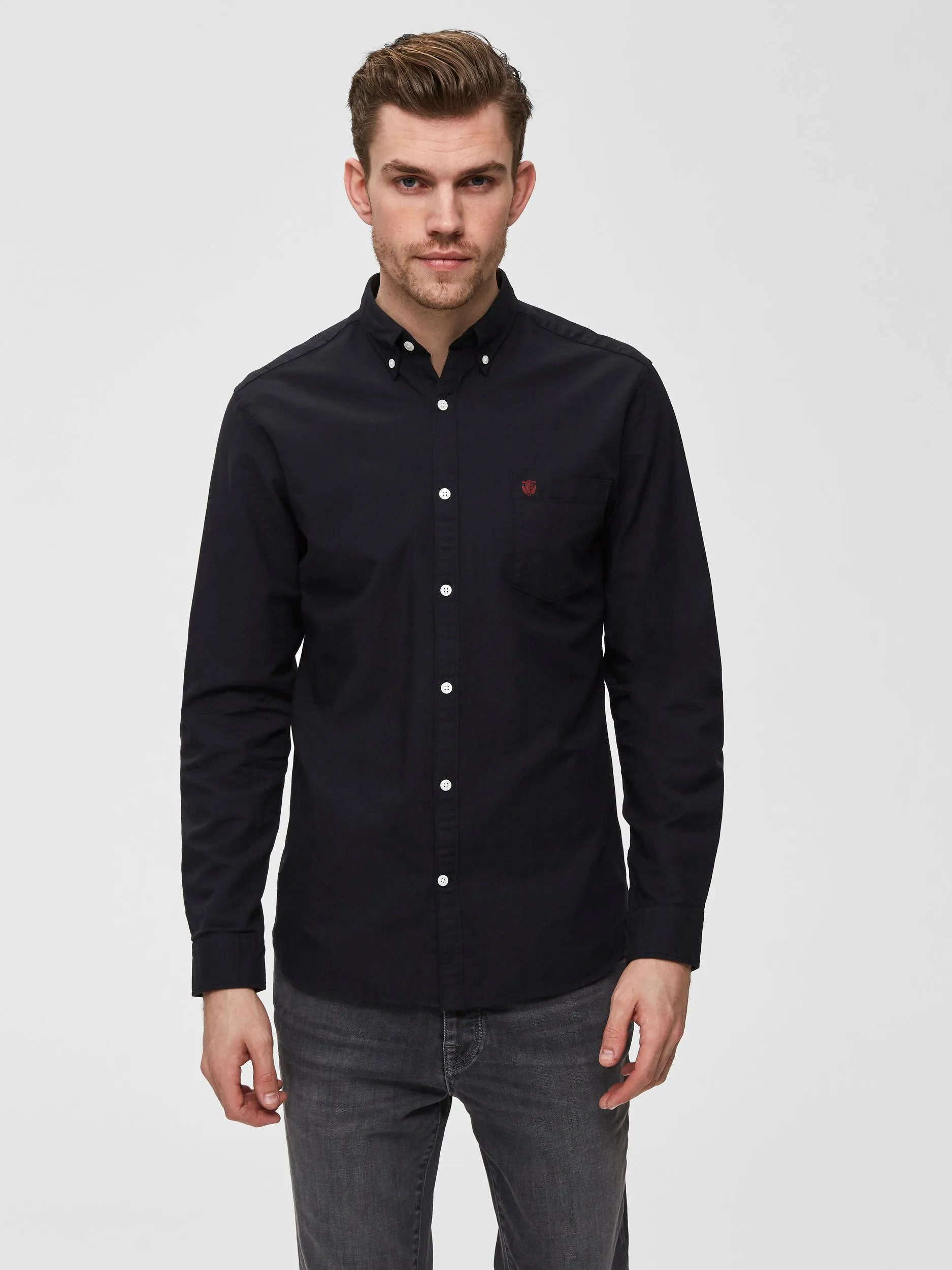 Selected Homme Collect - Regularfit oxford skjorte