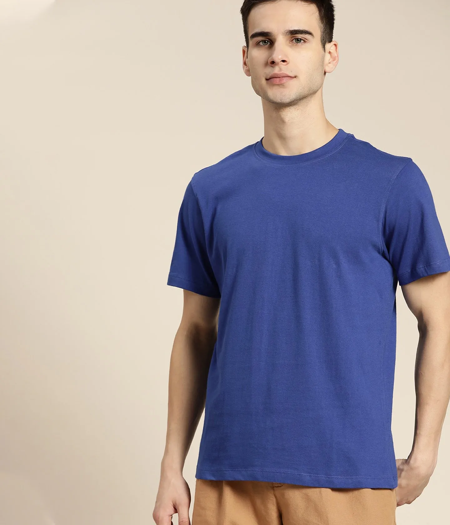 Semantic Half Sleeve Cotton T-shirt - Pack of 4