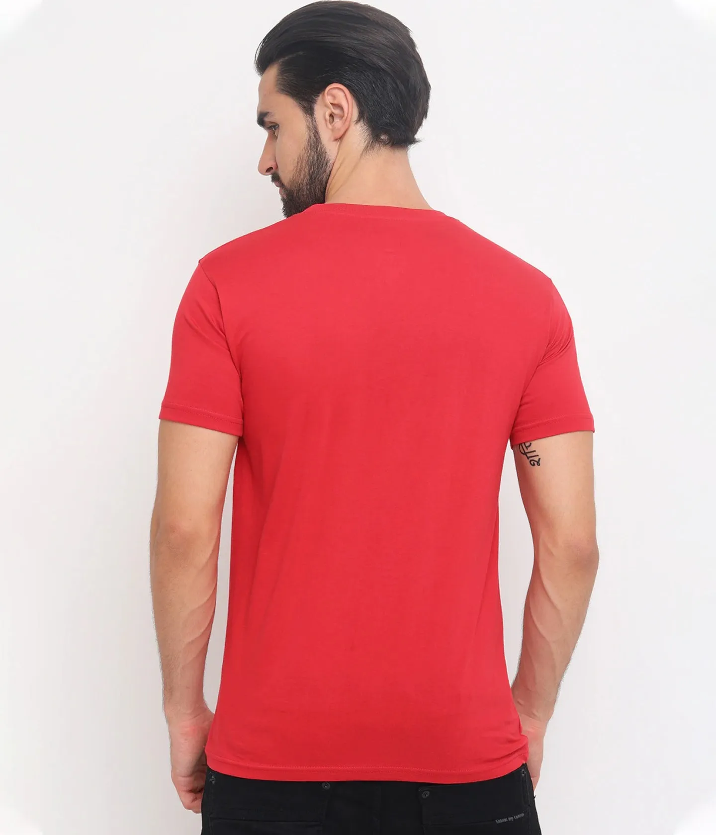 Semantic Half Sleeve Cotton T-shirt - Pack of 4