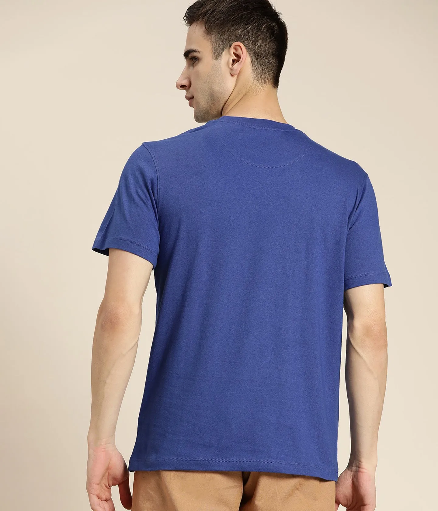 Semantic Half Sleeve Cotton T-shirt - Pack of 4