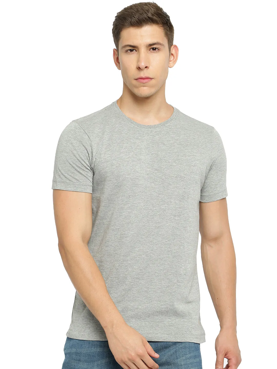 Semantic Half Sleeve Cotton T-shirt - Pack of 4