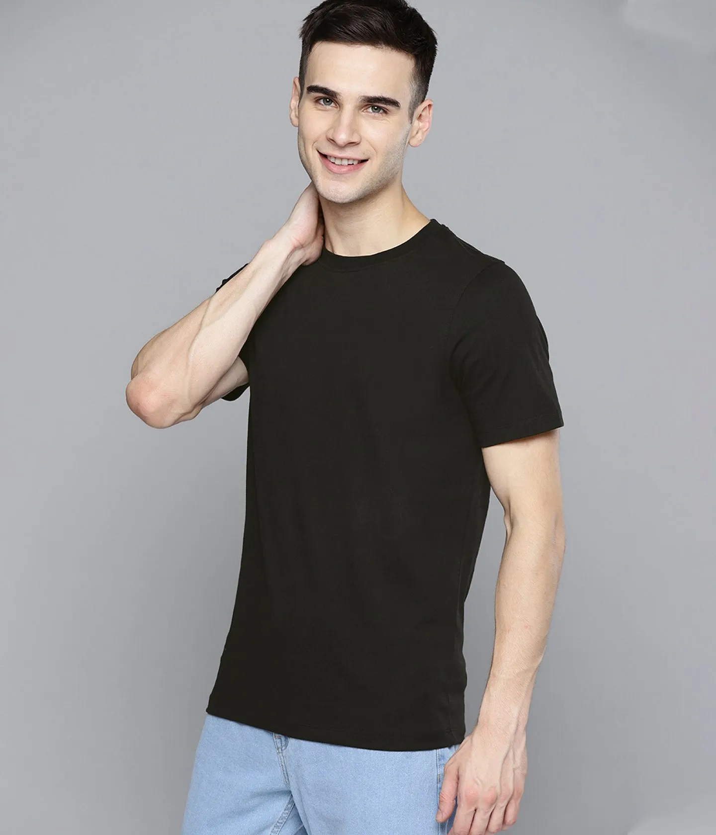 Semantic Half Sleeve Cotton T-shirt - Pack of 4