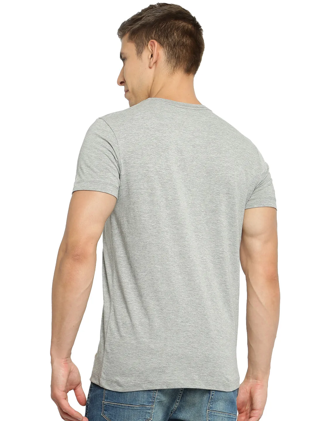 Semantic Half Sleeve Cotton T-shirt - Pack of 4