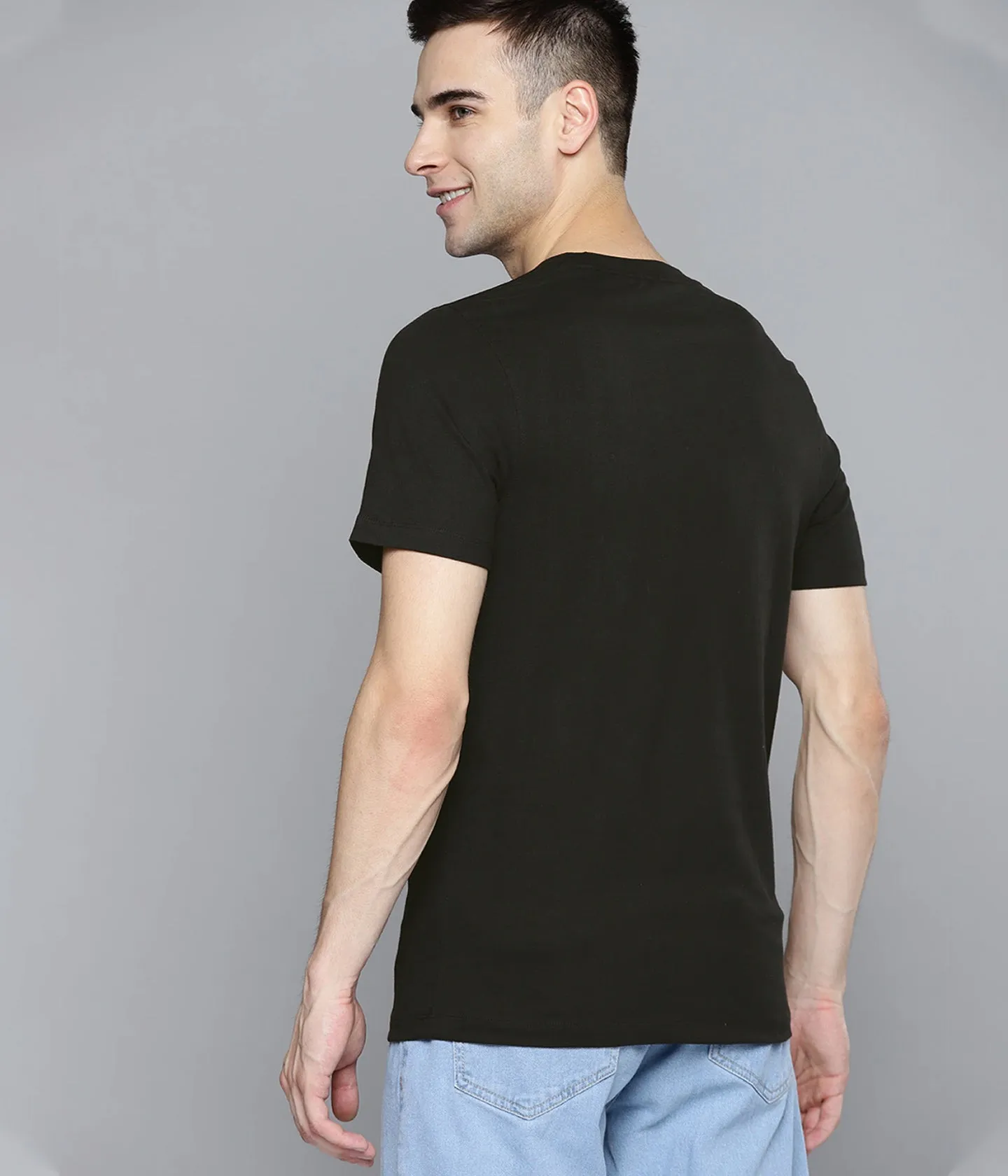 Semantic Half Sleeve Cotton T-shirt - Pack of 4