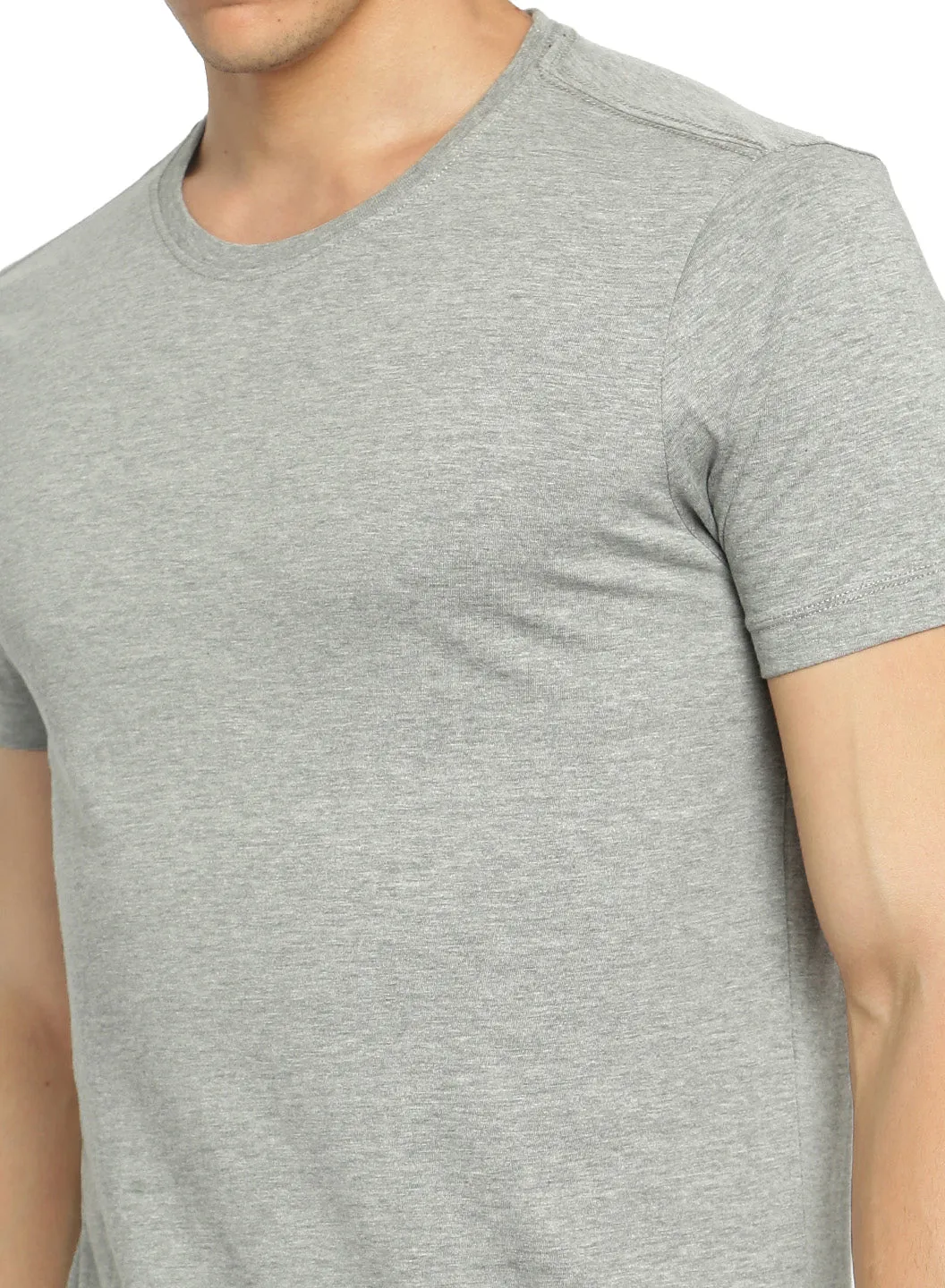 Semantic Half Sleeve Cotton T-shirt - Solid (Available in Colours)