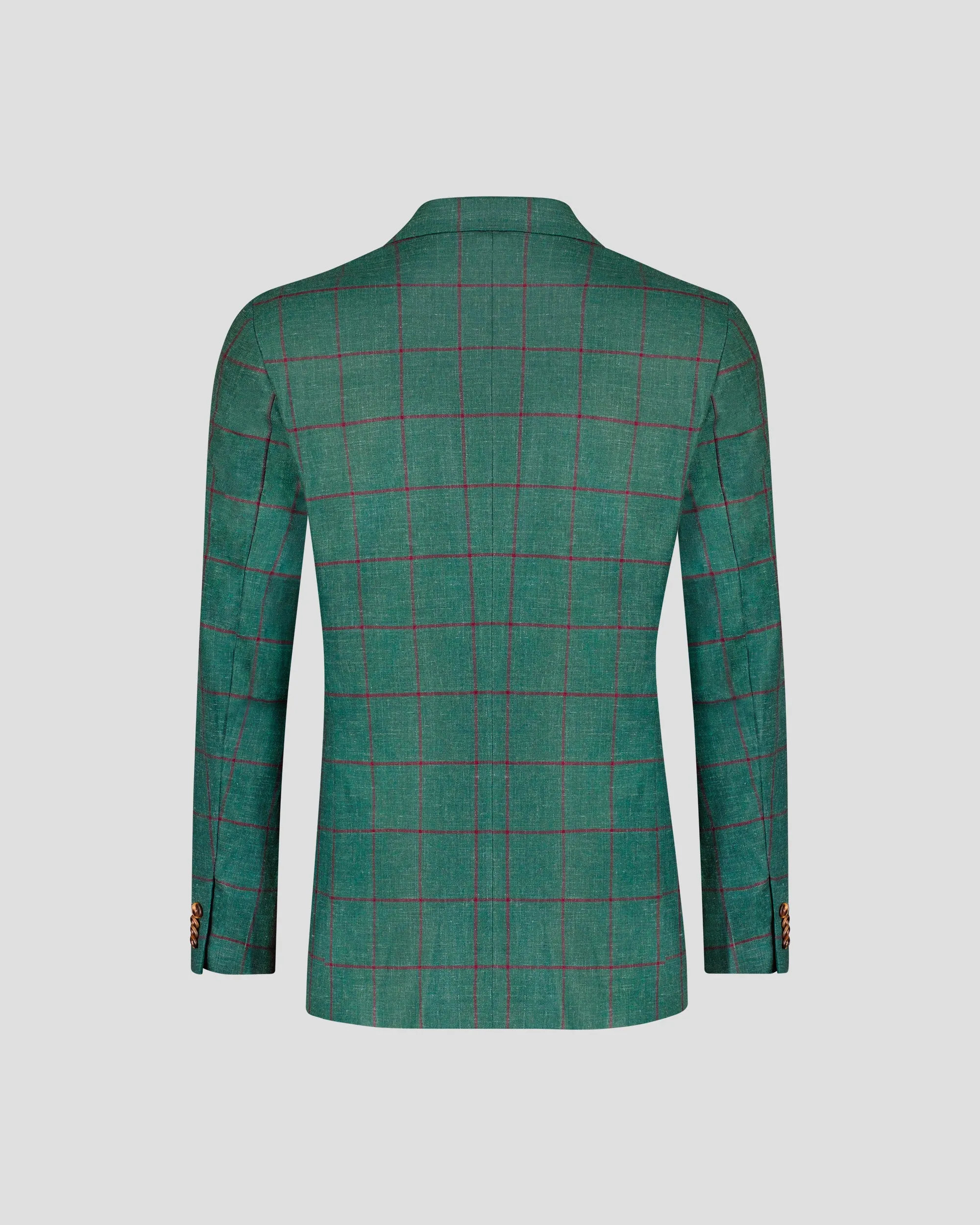 SG Double Breasted Blazer – Green Window Pane