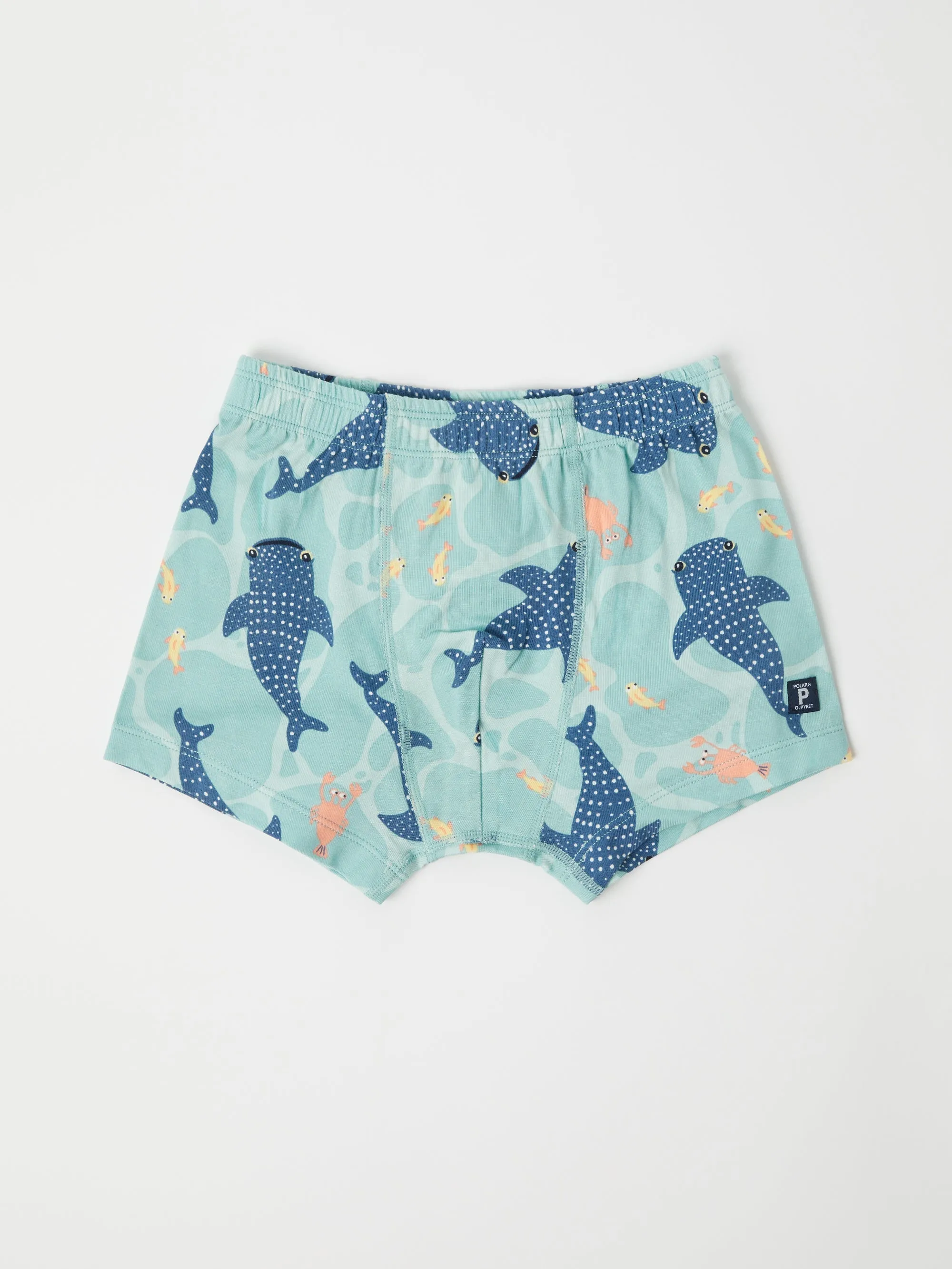 Shark Print Boys Boxers