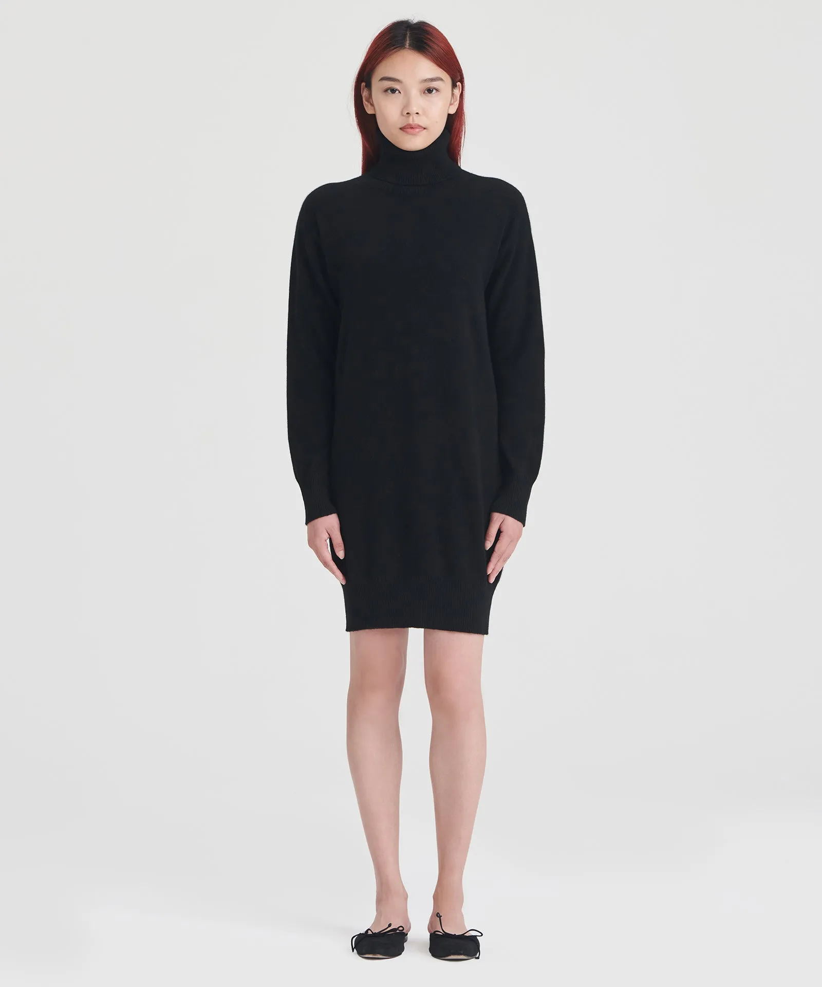 Signature Cashmere Turtleneck Dress