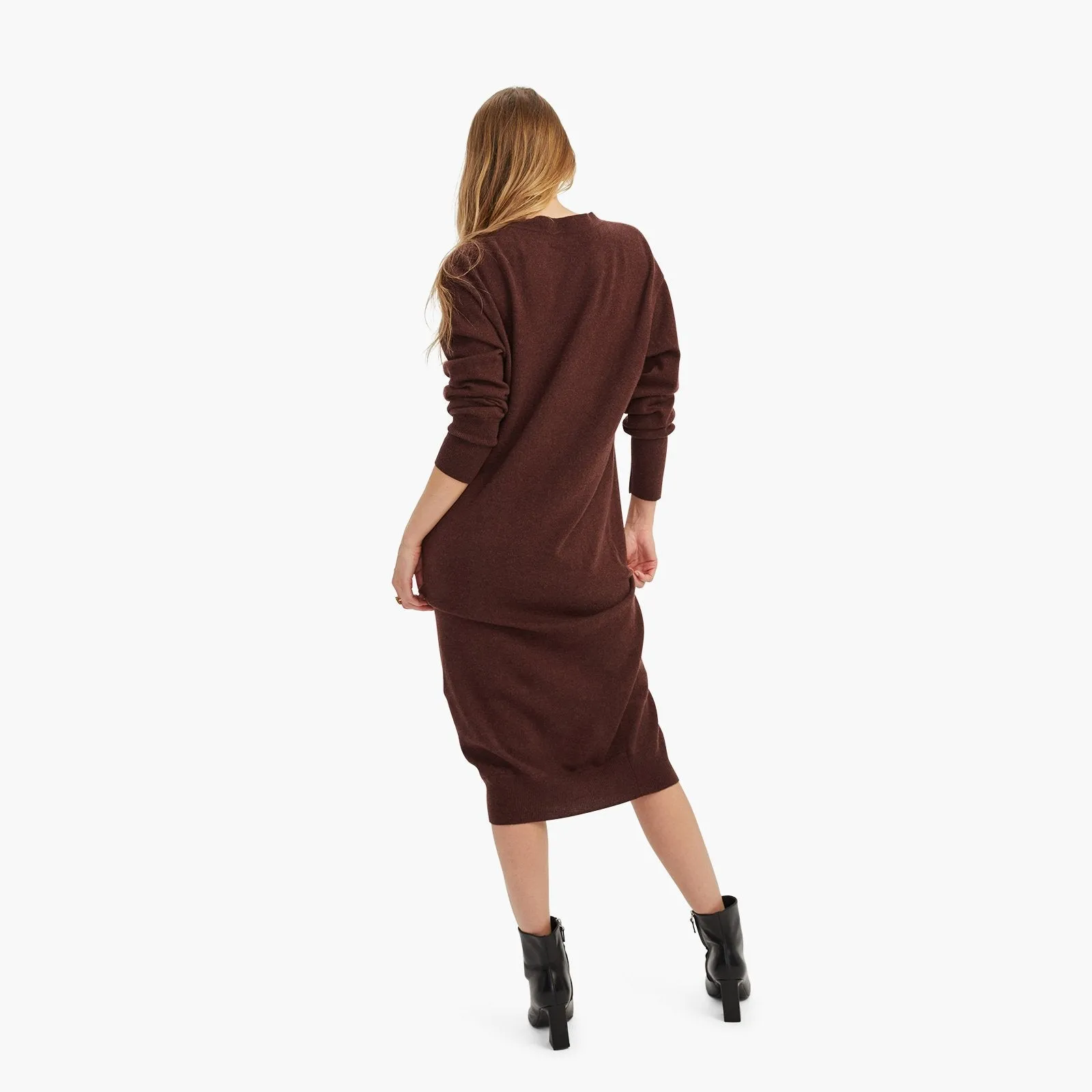 Signature Cashmere V-Neck Dress