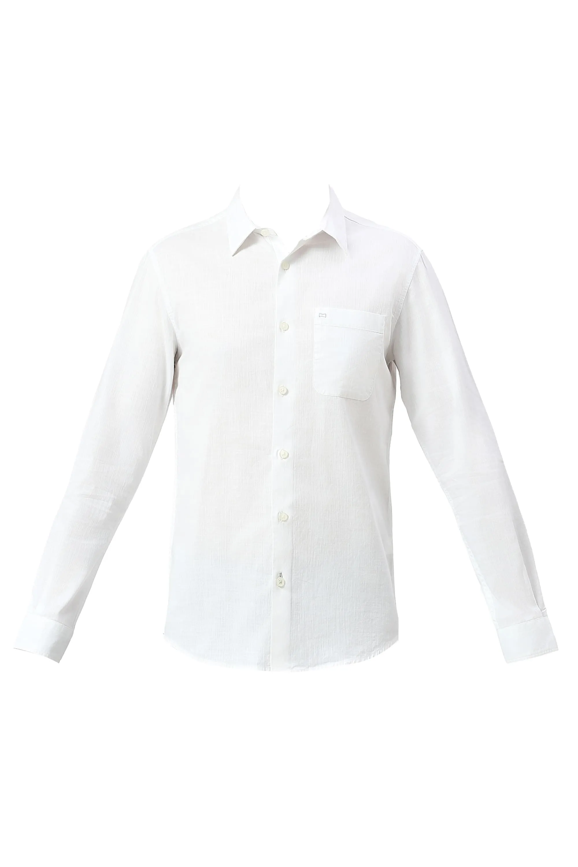 Slim Fit Coton Slub Twill Shirt