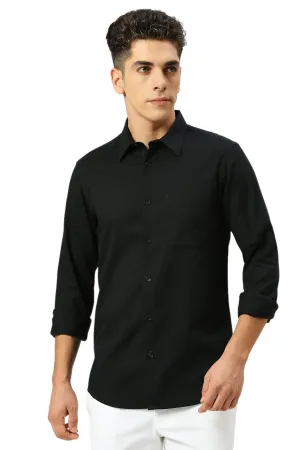 Slim Fit Coton Slub Twill Shirt