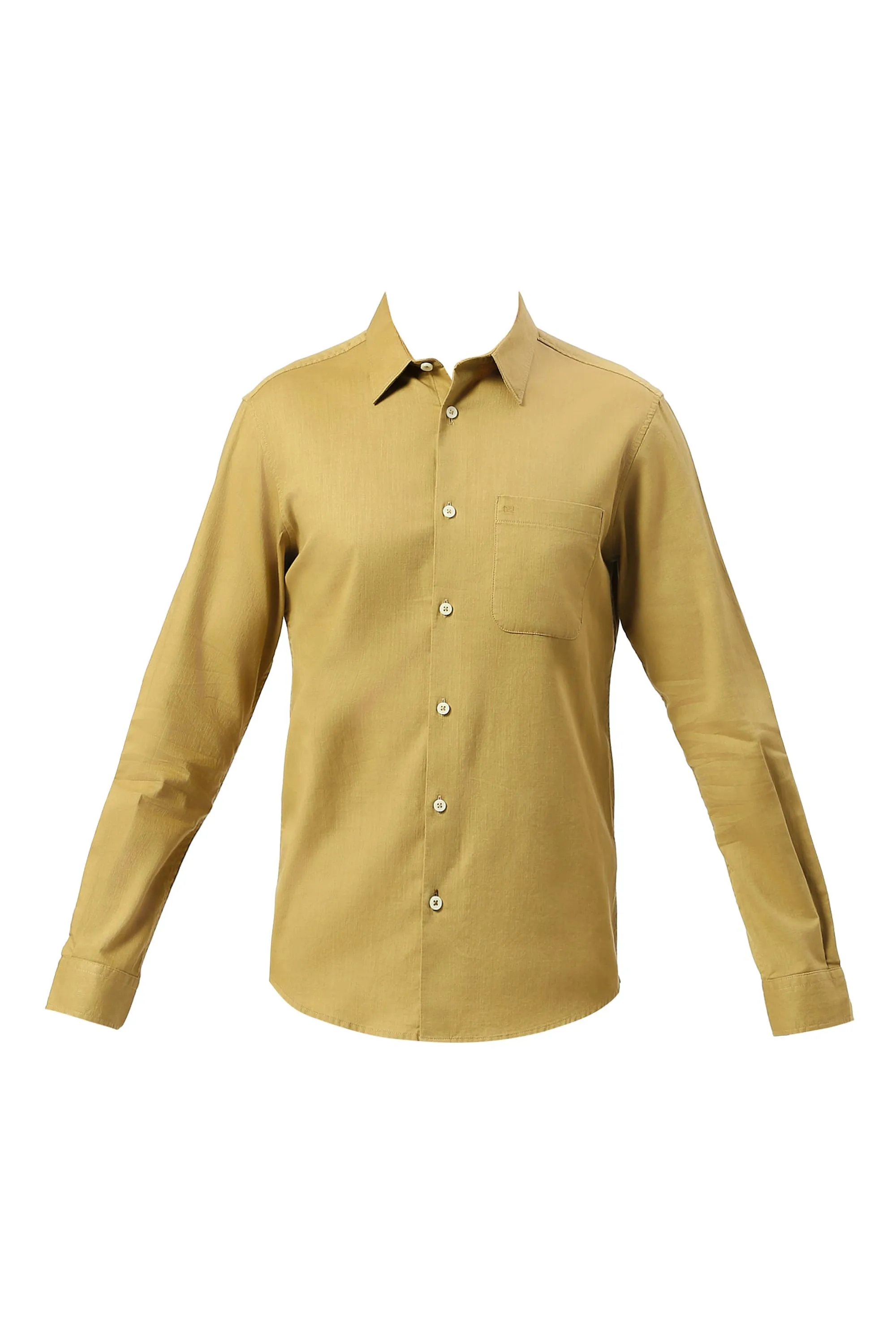 Slim Fit Coton Slub Twill Shirt