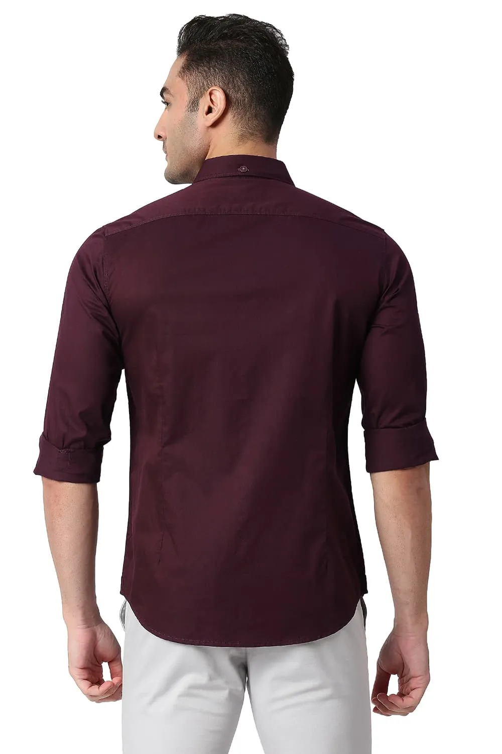 Slim Fit Cotton Twill Shirt