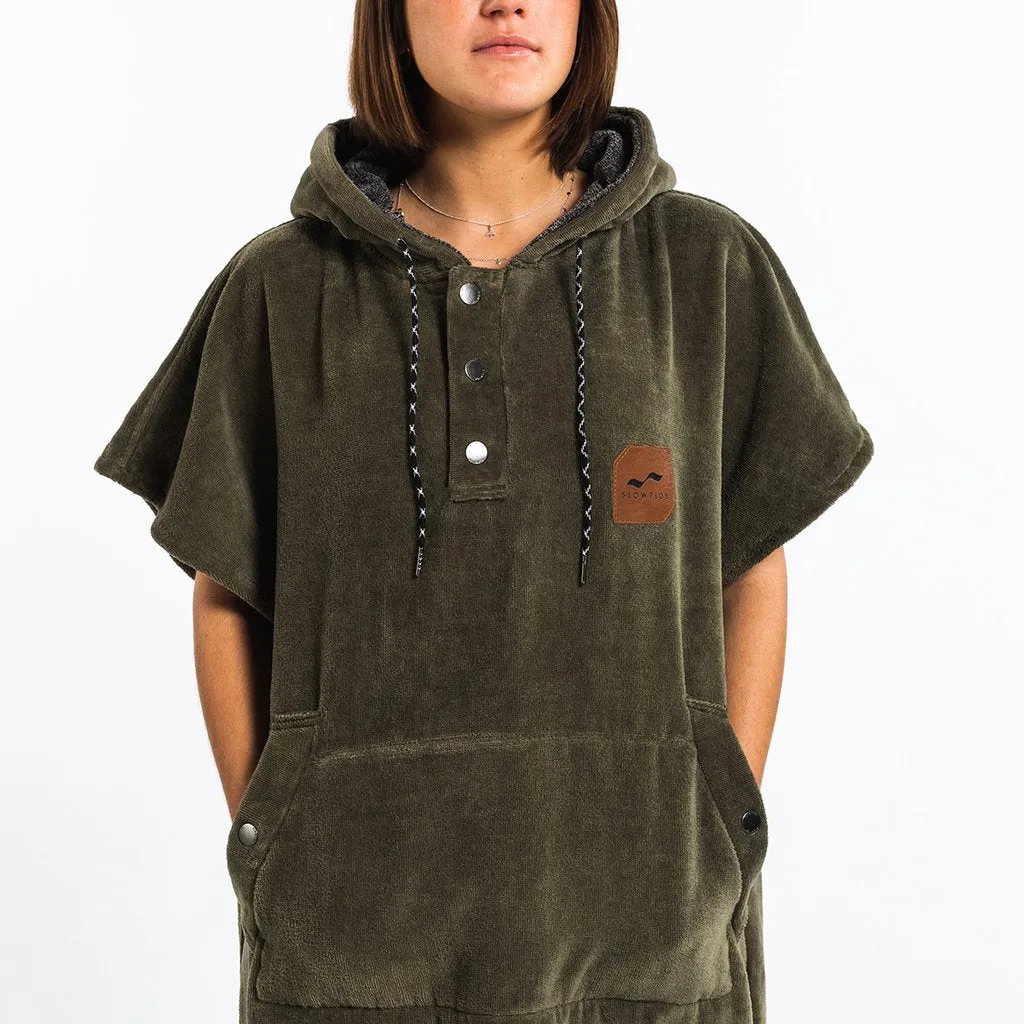 Slowtide The Digs SM/MD Poncho-Green