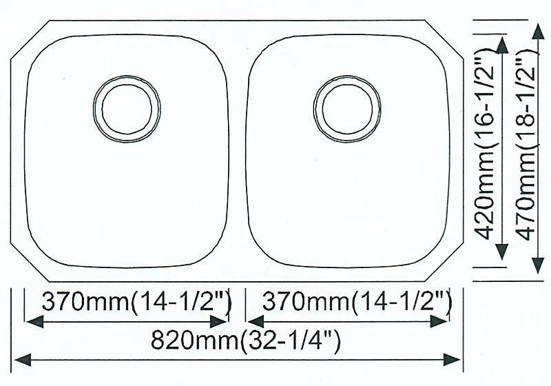 Stainless Steel Kitchen Sink 206