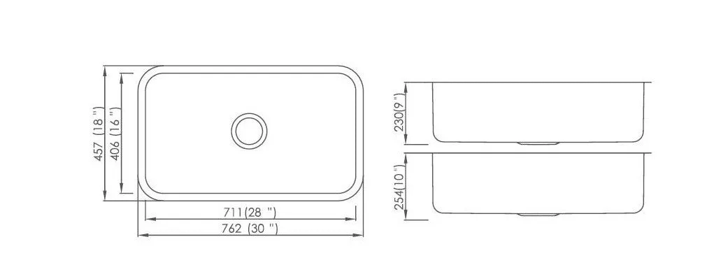 Stainless Steel Kitchen Sink 319