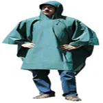 Stansport PVC-Nylon Poncho - Green - 56 IN X 80 IN