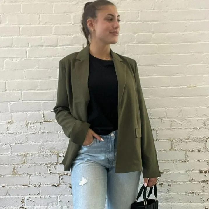 Steve Madden Olive Night Payton Blazer