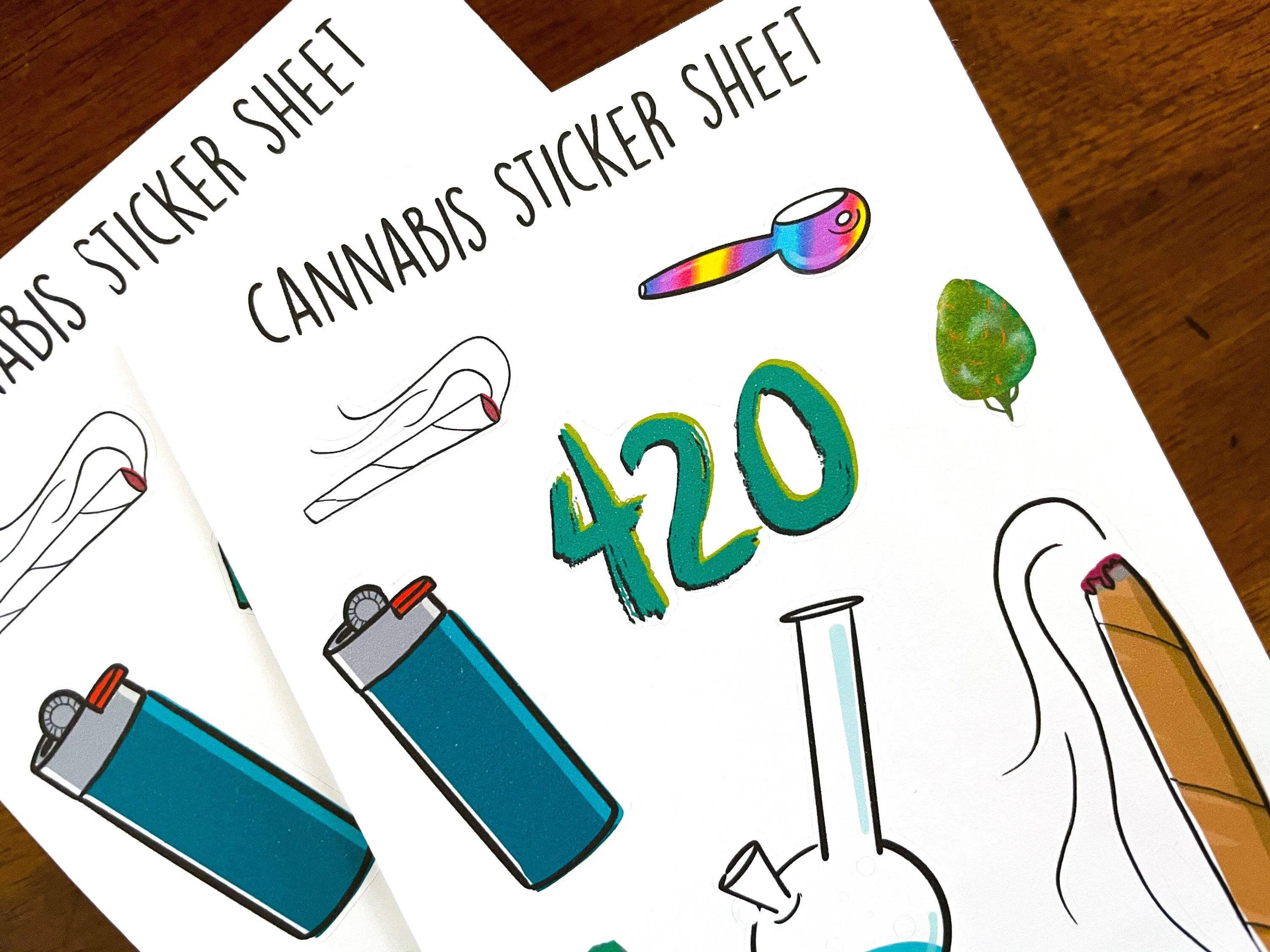 Stoner Sticker Sheet