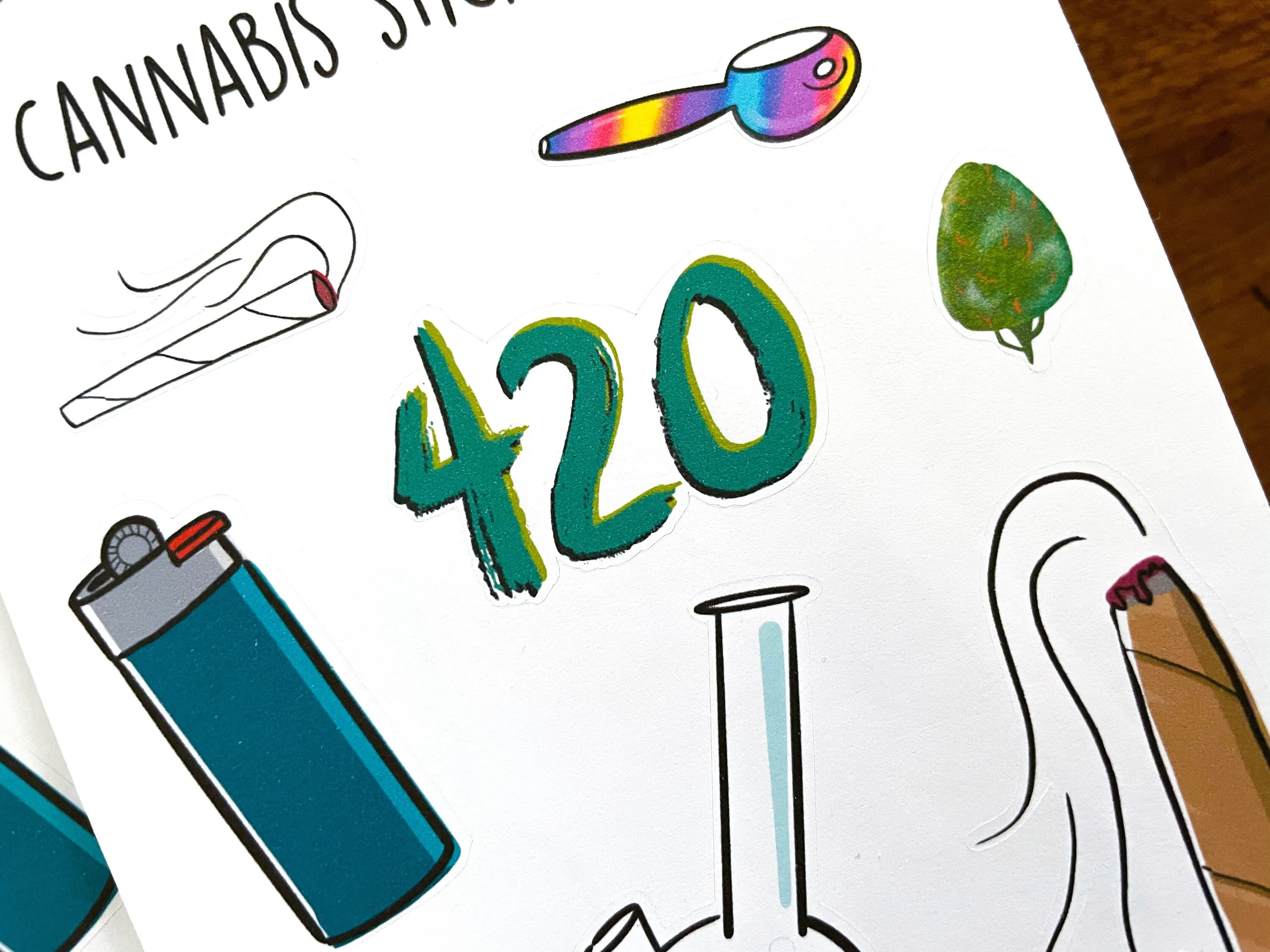 Stoner Sticker Sheet