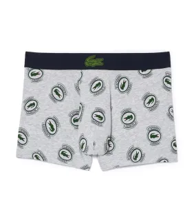 Stretch Jersey Print Trunks Silver Chine/Multicolor