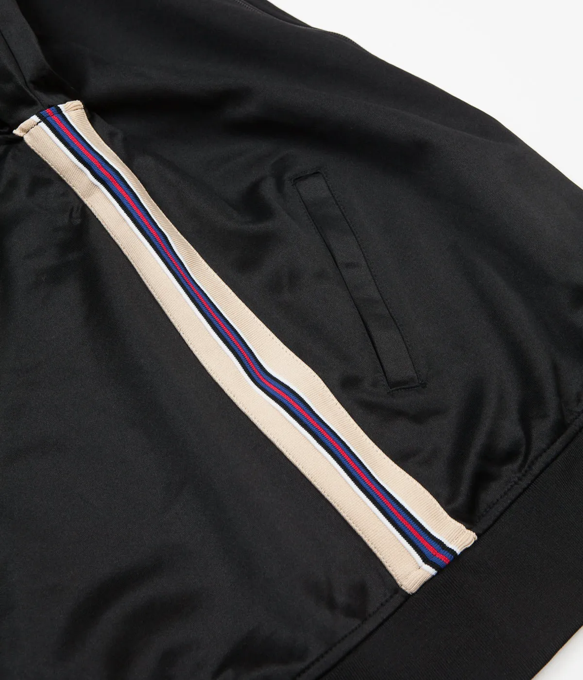 Stussy Textured Rib Tracksuit Jacket - Black