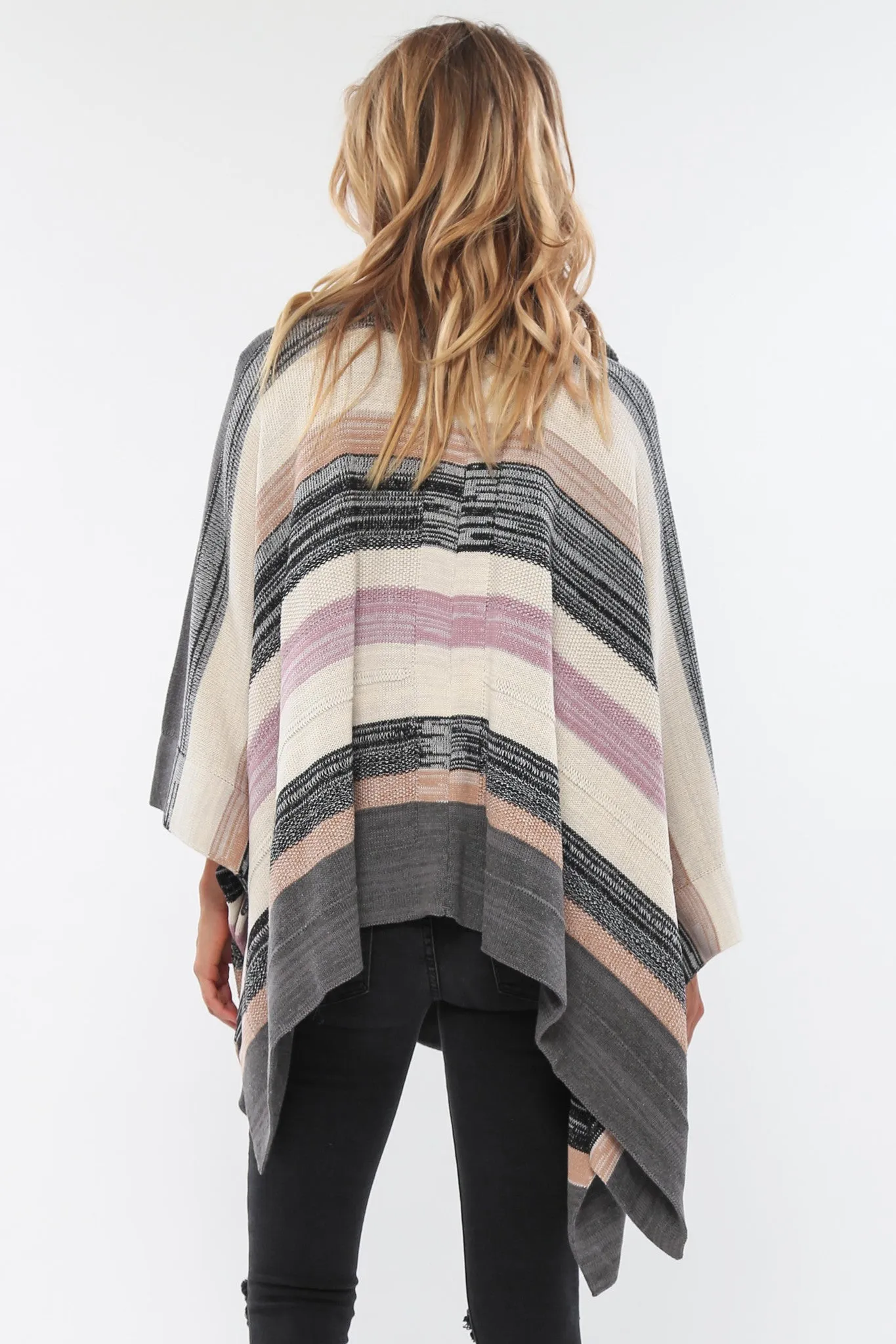 Suki Kimono Poncho in Winter Twig'LAST ONE'